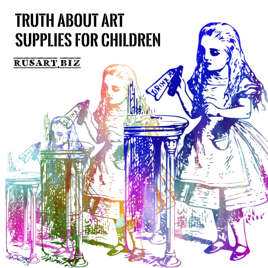 Non-toxic art supplies for children: safety