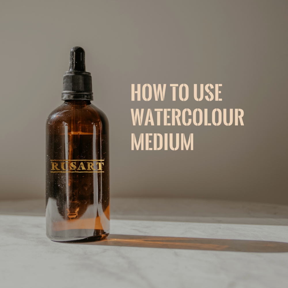 How to use watercolour medium