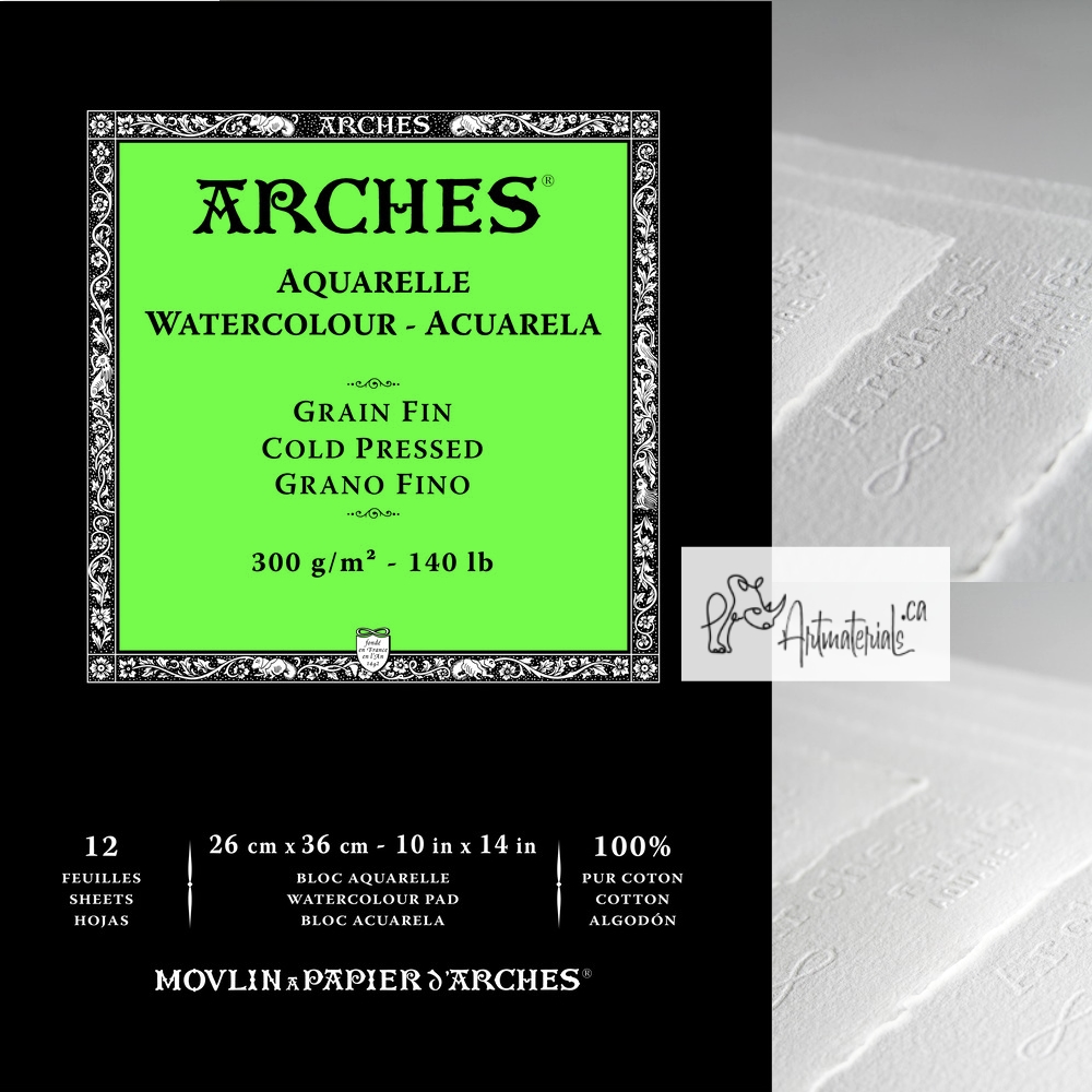 Arches Watercolor Paper Sheets - Cold Press, 140 lb.