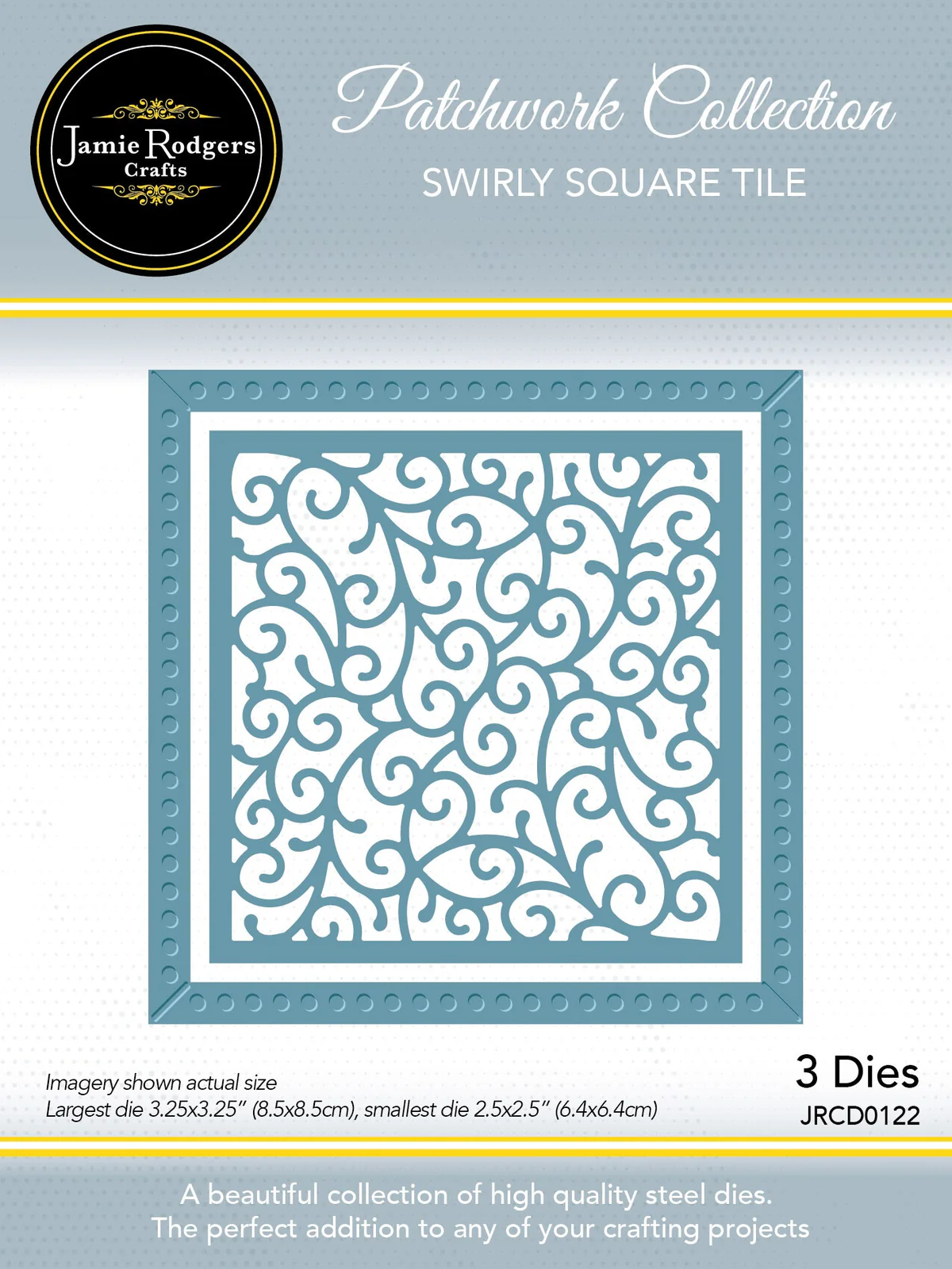 Jamie Rodgers Crafts Fretwork Square Tile Die - ArtMaterials.CA